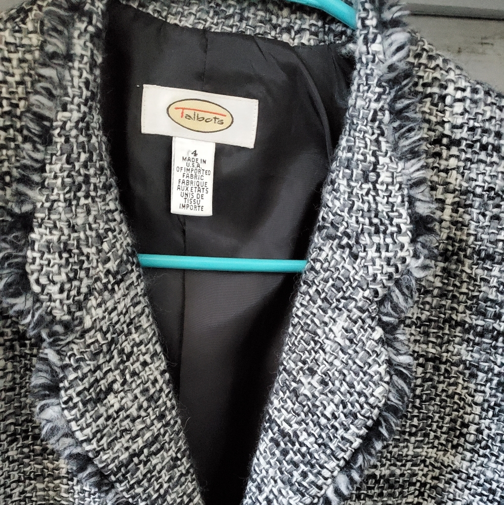 Talbots Size 4 Winter Blazer - Picture 2 of 7